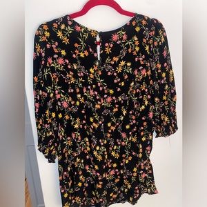 Terra & Sky Women's Plus Size Smocked Blouse